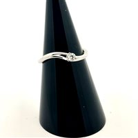 Anello Cianfrone Gioielli Donna Solitario in Oro Diamante 0.10 Ct ANOR-102-198 - ANOR-102-198